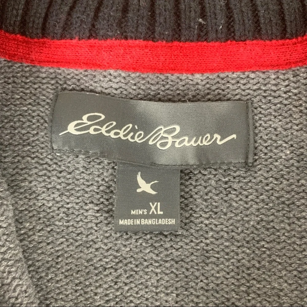 Eddie Bauer Men’s 1/4 Zip Pullover Size XL